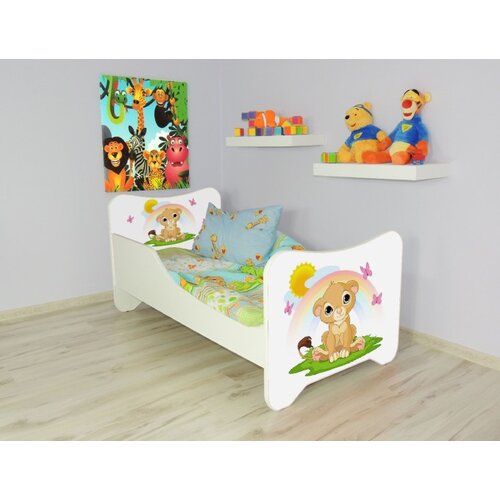 Made in Poland Dečiji krevet Happy Kitty – Lion King 160x80 cm Cene