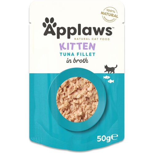 Applaws Natural Kitten u temeljcu 12 x 50 g - Filet tune Slike