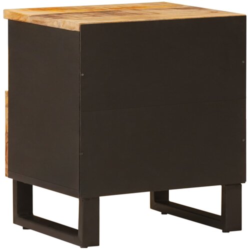  Ormar za krevet 2 pcs Smeđa 40 x 33 x 46 cm Čvrsto drvo manga Slike