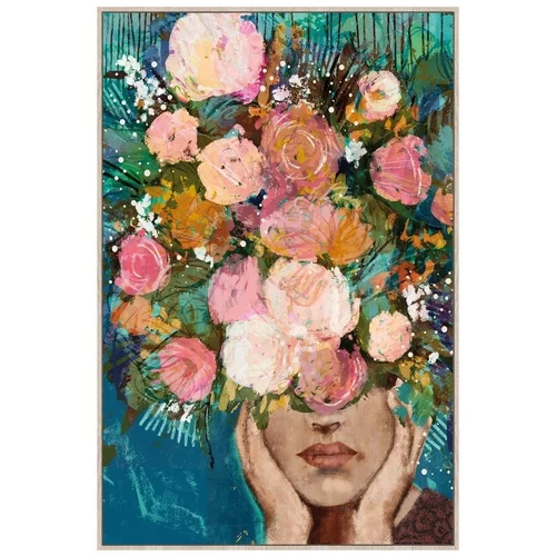 Signes Grimalt Slike, platna Flower Woman Box. Rožnata