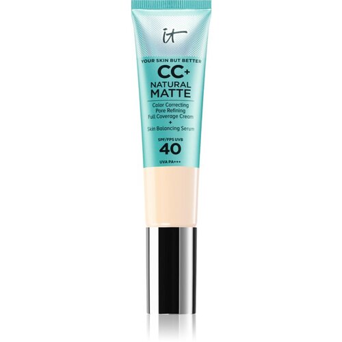 IT Cosmetics Your Skin But Better CC+ Cream Natural Matte matirajoči tekoči puder SPF 40 za ženske Fair Warm 32 ml Slike