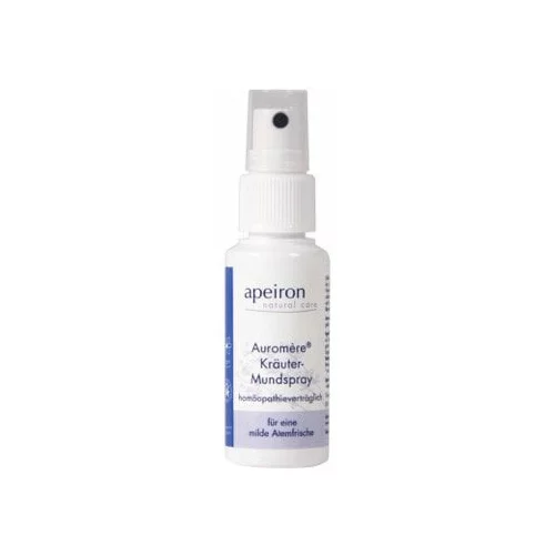 Apeiron Auromère zeliščni sprej za usta, primeren za homeopatsko zdravljenje