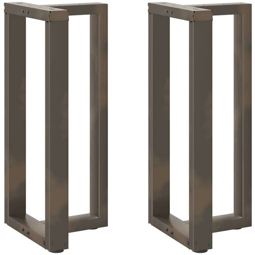  Noge barski stol T-oblika 2 kom 40x35x(90-91) cm čelik Slike