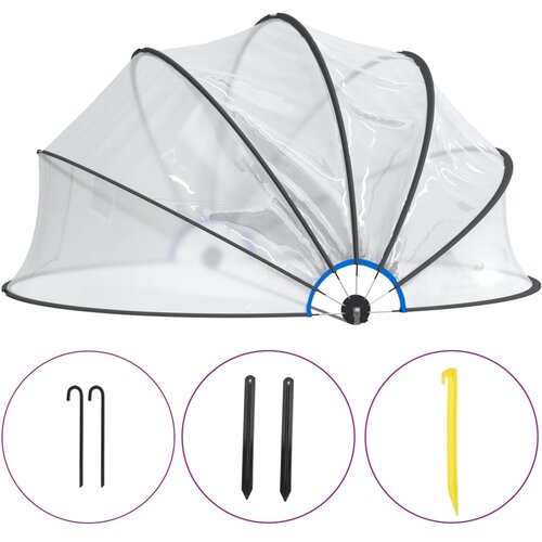  Okrugla bazenska kupola 376 x 188 cm PVC Slike