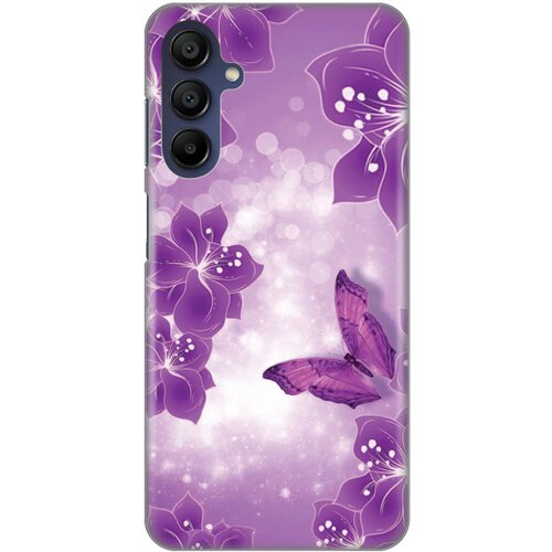  torbica silikonska print za samsung A156B galaxy A15 5G butterfly and flowers Cene