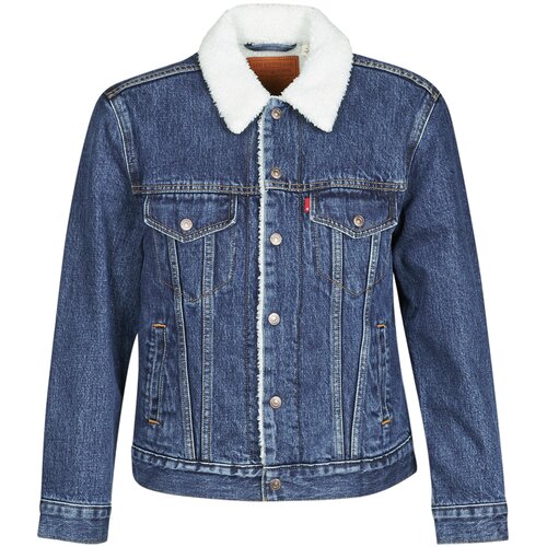 Levi's ex-bf sherpa trucker blue Cene