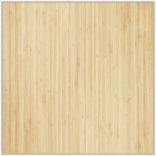 vidaXL Preproga kvadratna svetlo naravna 100x100 cm bambus, (21234526) Cene