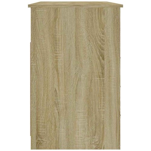  Radni stol boja sonome hrasta 102x50x76 cm konstruirano drvo Slike