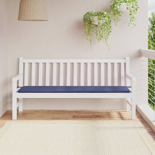 vidaXL Blazina za vrtno klop mornarsko modra 180x50x3cm oxford tkanina Cene