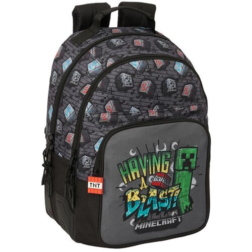 Minecraft Mochila Graffiti 42cm adaptable Slike