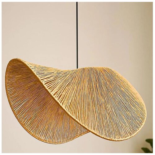 Luster na sajli BOHO 1xE27/40W/230V rafija Slike