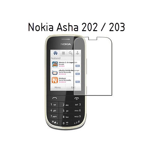  Zaščitna folija ScreenGuard za Nokia Asha 202 / 203 Cene
