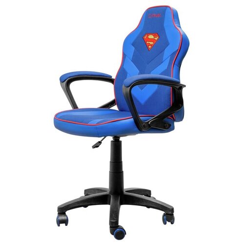 Trust Dečiјa geјmerska stolica GXT703SM Revvo, Supermen, svetlo plavo-crvena Cene