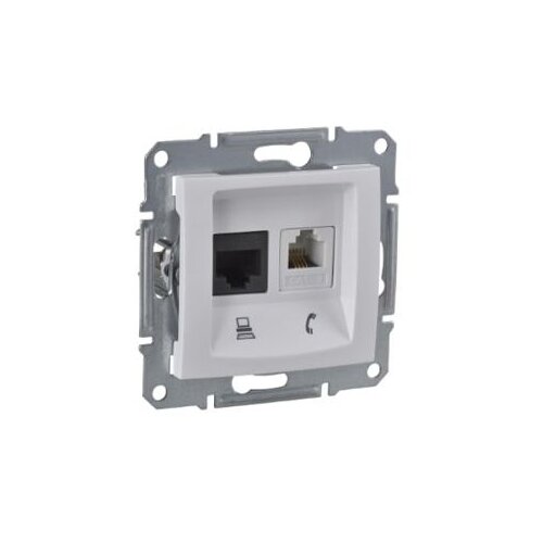 Utičnica RJ11+RJ45 cat5 UTP bijela SEDNA Cijene