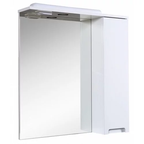 Aqua rodos kopalniško ogledalo z desno omarico 70 cm Quadro 70 OQUA70