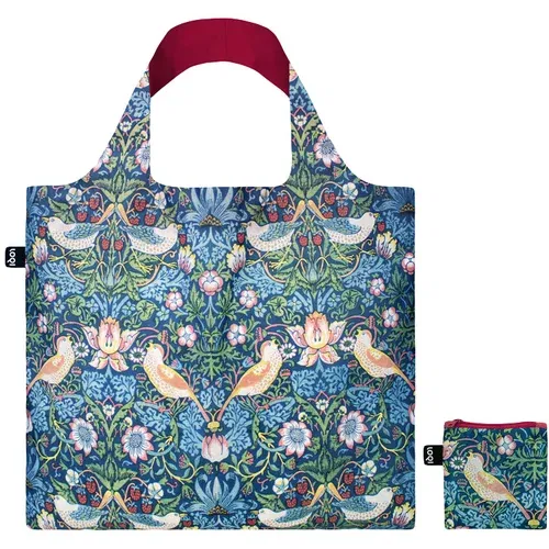 Loqi William Morris - The Strawberry Thief Decorative Fabric Recycled Bag