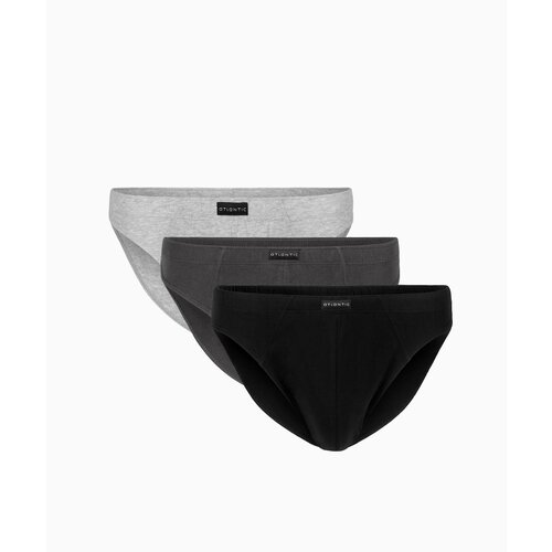 Atlantic 3-PACK Men&amp;acute;s briefs Sport black/grey/graphite Slike