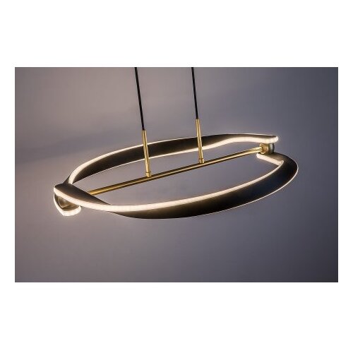 Rabalux Visilica Adalind, LED 40W, 3000K, 60cm, Crno - zlatna Slike
