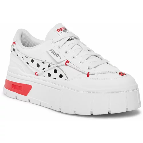 Puma Superge Mayze Stack Miraculous Jr 393906 02 White/Red