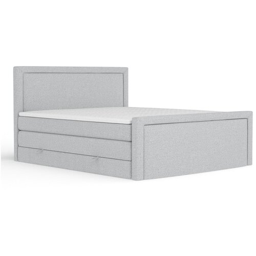Maison de R&amp;ecirc;ve Svijetlo sivi boxspring krevet s prostorom za odlaganje 140x200 cm Lavenda &amp;ndash; Slike