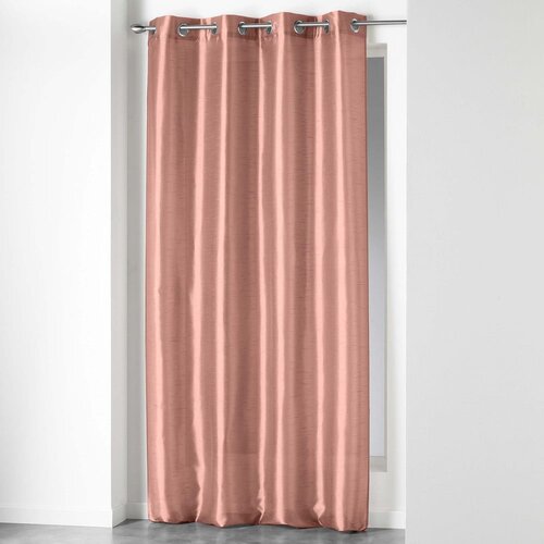 Douceur d int&amp;eacute;rieur Rožnata zavesa iz mikrosatena 140x240 cm Shana &amp;ndash; Slike