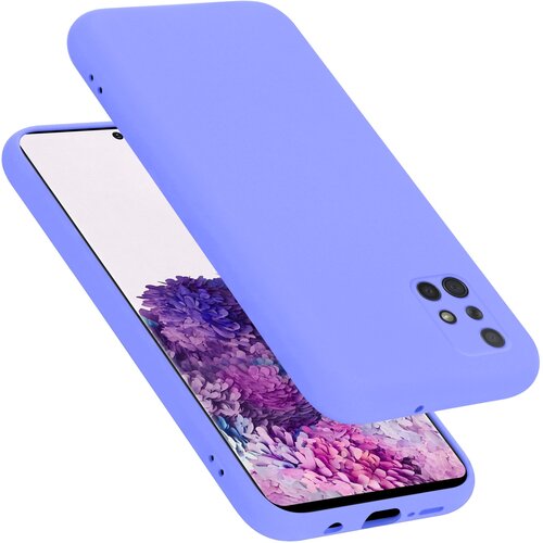 Cadorabo Ohi&amp;scaron;je, združljiv s Samsungom v tekoči lahki vijolični barvi - za&amp;scaron;čitni pokrov iz fleksibilnega silikona TPU, (20586698) Slike
