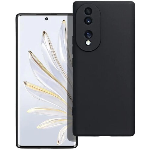  Gumijasti / gel etui Matte za Honor 70 - črni Cene