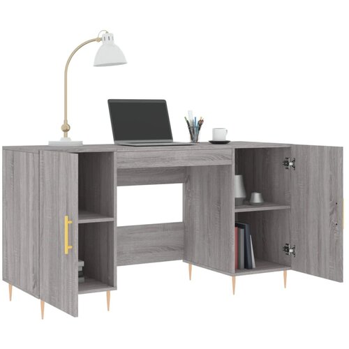  Radni stol boja hrasta sonome 140x50x75 cm konstruirano drvo Slike