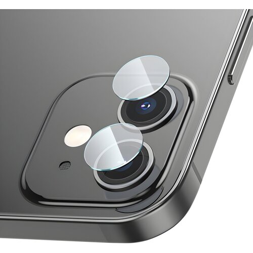  2x kaljeno staklo Baseus 0,25 mm za kameru za Apple iPhone 12/iPhone 12 Mini - Prozirna KP14704 Cene