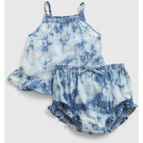 GAP Baby set tie-dye denim outfit set - Girls Slike