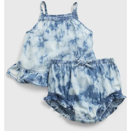 GAP Baby set tie-dye denim outfit set - Girls