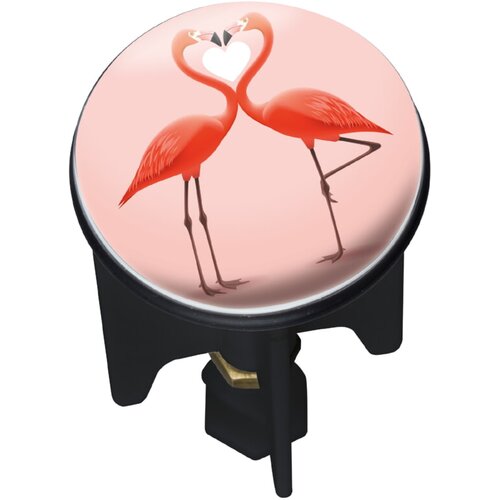 Wenko dekorativni čep za umivaonik (flamingo, promjer: 3,9 cm) Slike
