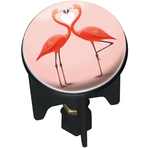 Wenko Zamašek za umivalnik Pluggy Flamingo (premer: 3,9 cm)