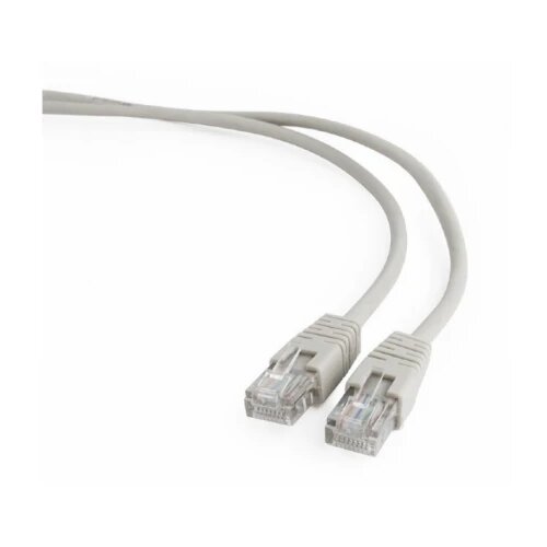 Gembird PP12-7.5M Patch Cable, U/UTP Cat.5e, Grey, 7.5m Slike