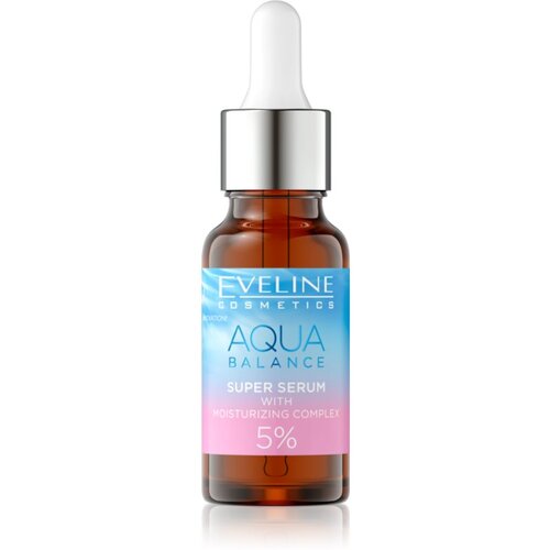 Eveline Cosmetics Aqua Balance Trehalose + PGA Acid intenzivni hidratantni serum s hijaluronskom kiselinom 18 ml Slike