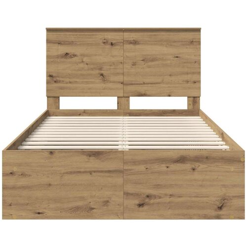  Okvir za krevet Umjetnička hrastovina 120 x 200 cm Slike