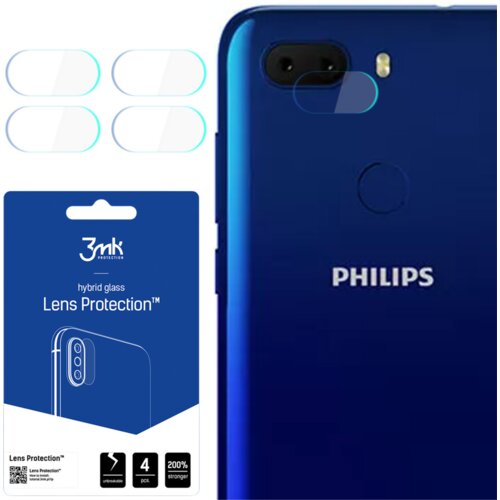 3mk ZA&Scaron;ČITNA FOLIJA ZA LEČE ZA PHILIPS XENIUM S266 - KALJENO STEKLO, (22004098) Cene