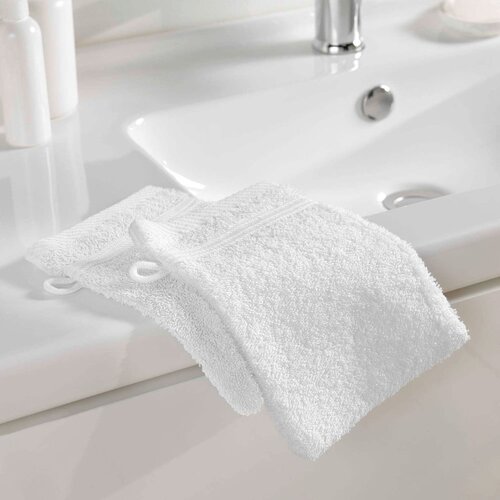 Douceur d int&amp;eacute;rieur Bijela pamučna krpica za pranje 15x21 cm Tendresse &amp;ndash; Slike