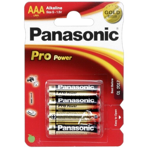Panasonic 12x4 Pro Power LR 03 Micro AAA PU inner box - baterije Cijene