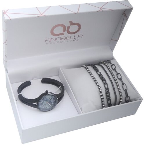 Olimp Sport Poklon set, ručni sat i narukvica, crna 505015 Cene