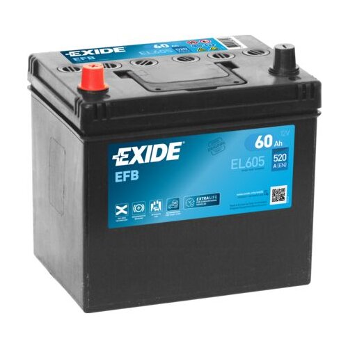 Exide akumulator 60AH START&amp;amp;#038;STOP efb EL605 Slike