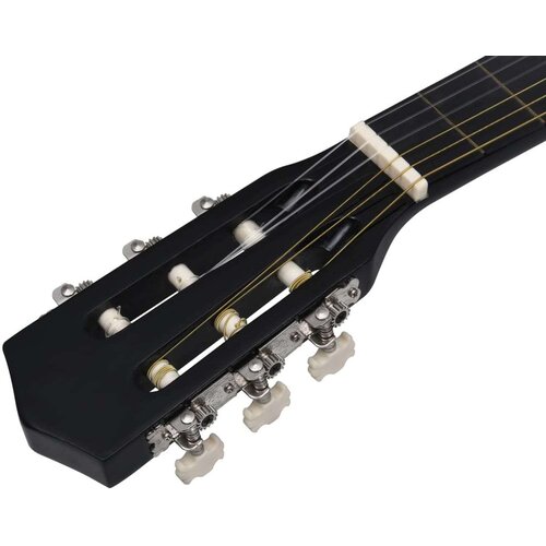 VidaXL Klasična gitara za početnike i djecu crna 1/2 34&amp;quot; Slike