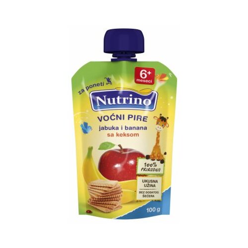 Nutrino ka&scaron;ica jabolko in banana s pi&scaron;kotom 100 g 1040148 Cene