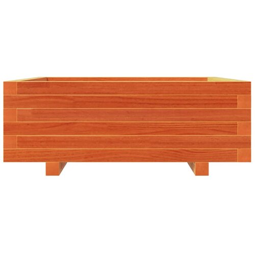  Vrtna sadilica vo&amp;scaron;tano smeđa 70 x 70 x 26,5 cm masivna borovina Slike