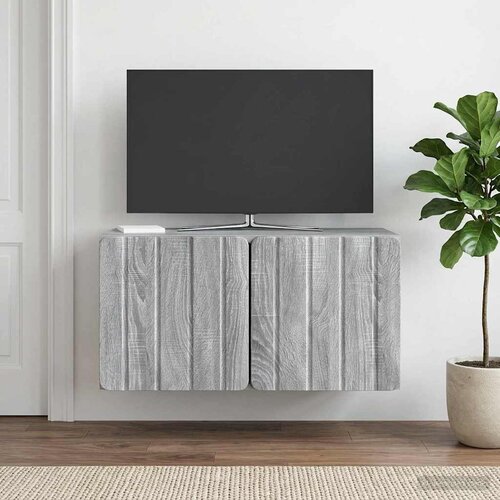 TV ormar za zid 59,5 x 31 x 30 cm Siva Sonoma Konstruirano drvo Cijene