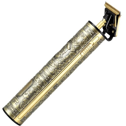 Oem Rozia, Brezžični natančni brivnik USB s T-glavo in jeklenimi rezili, Zlata, (5000276298) Cene