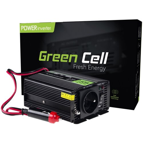 Green cell INV06 power adapter/inverter Auto 150 W Black Cijene