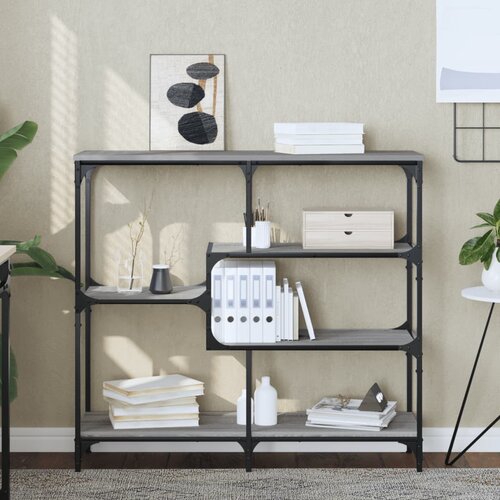 The Living Store Konzolna mizica siva sonoma 103x32x95 cm inženirski les - Konzolna Mizica, (21573163) Cene