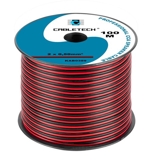 Cabletech CCA Kabl za zvučnike presek 0.50mm crno-crvena boja KAB0389 Cene