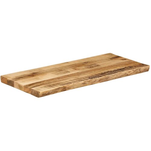 Stolna ploča sa živi rub 90x40x3,8 cm masivno grubo drvo manga Slike